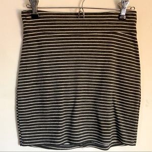 BDG stretch striped mini skirt